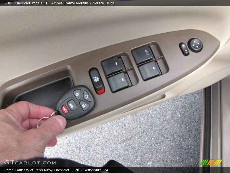 Amber Bronze Metallic / Neutral Beige 2007 Chevrolet Impala LT