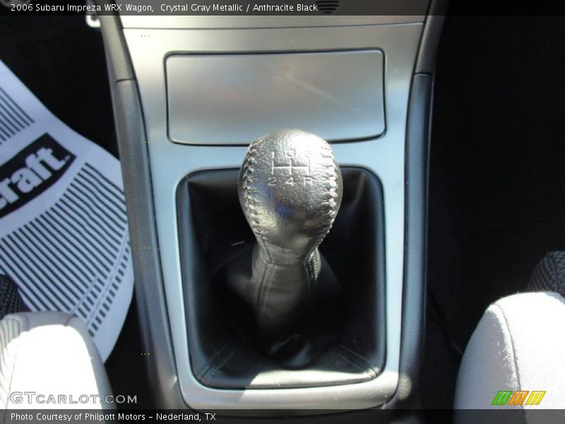 Crystal Gray Metallic / Anthracite Black 2006 Subaru Impreza WRX Wagon