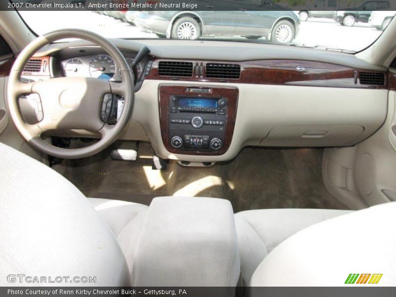 Amber Bronze Metallic / Neutral Beige 2007 Chevrolet Impala LT