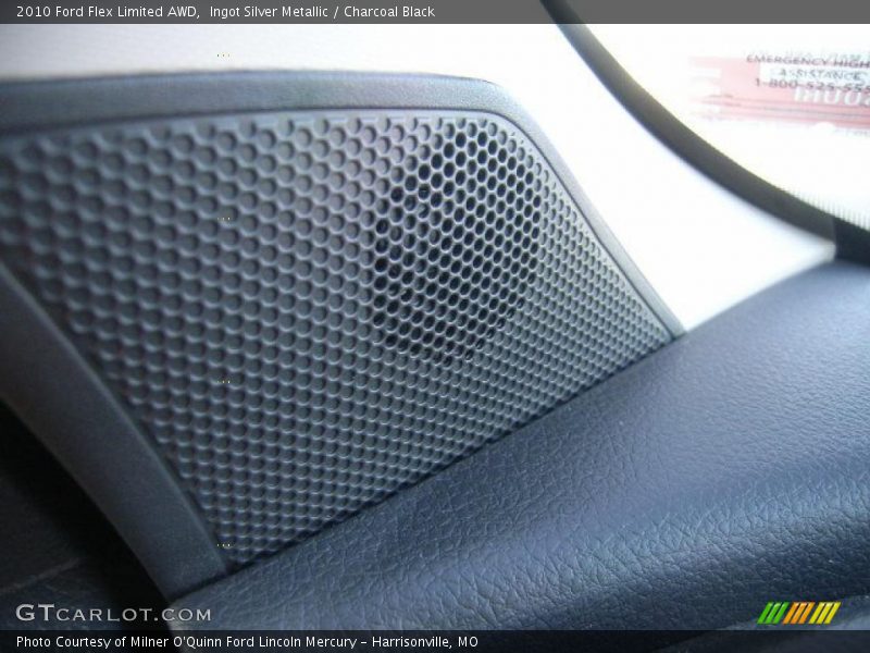 Ingot Silver Metallic / Charcoal Black 2010 Ford Flex Limited AWD