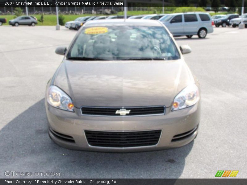 Amber Bronze Metallic / Neutral Beige 2007 Chevrolet Impala LT