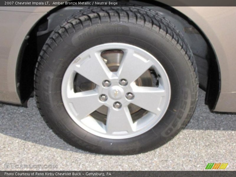 Amber Bronze Metallic / Neutral Beige 2007 Chevrolet Impala LT