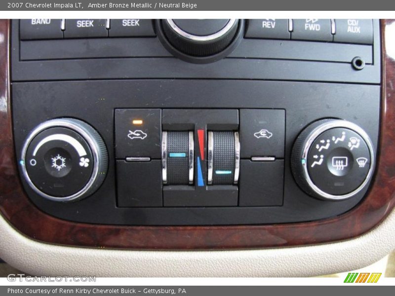 Amber Bronze Metallic / Neutral Beige 2007 Chevrolet Impala LT