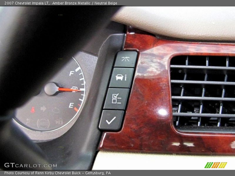 Amber Bronze Metallic / Neutral Beige 2007 Chevrolet Impala LT