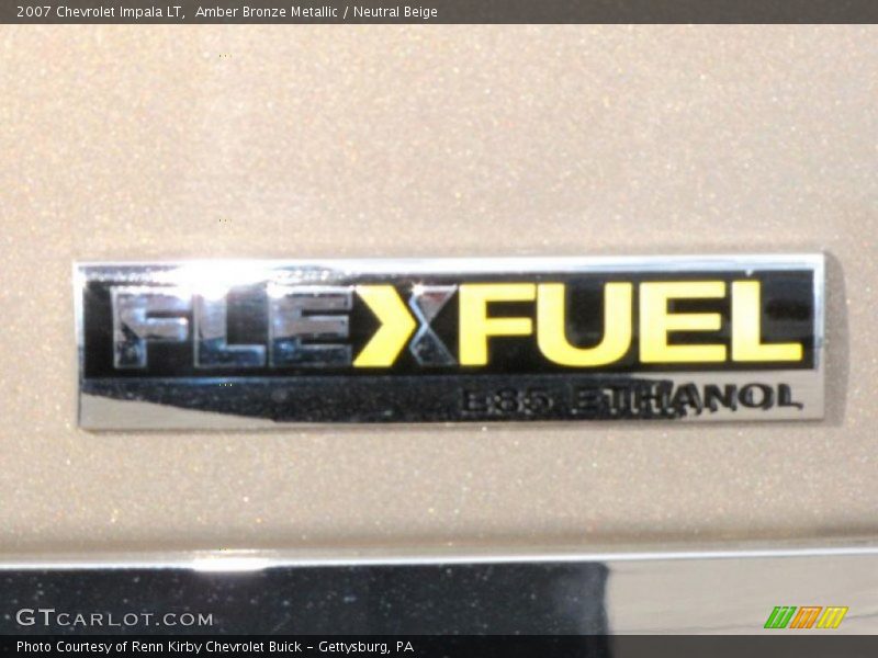 Amber Bronze Metallic / Neutral Beige 2007 Chevrolet Impala LT