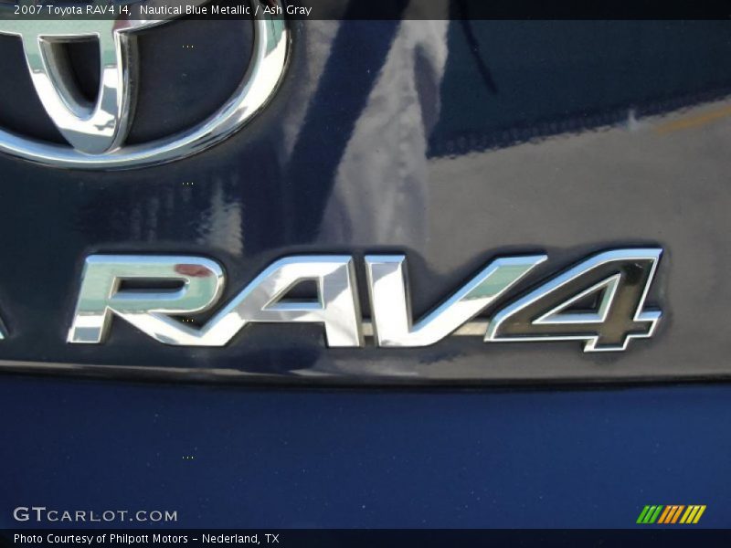 Nautical Blue Metallic / Ash Gray 2007 Toyota RAV4 I4