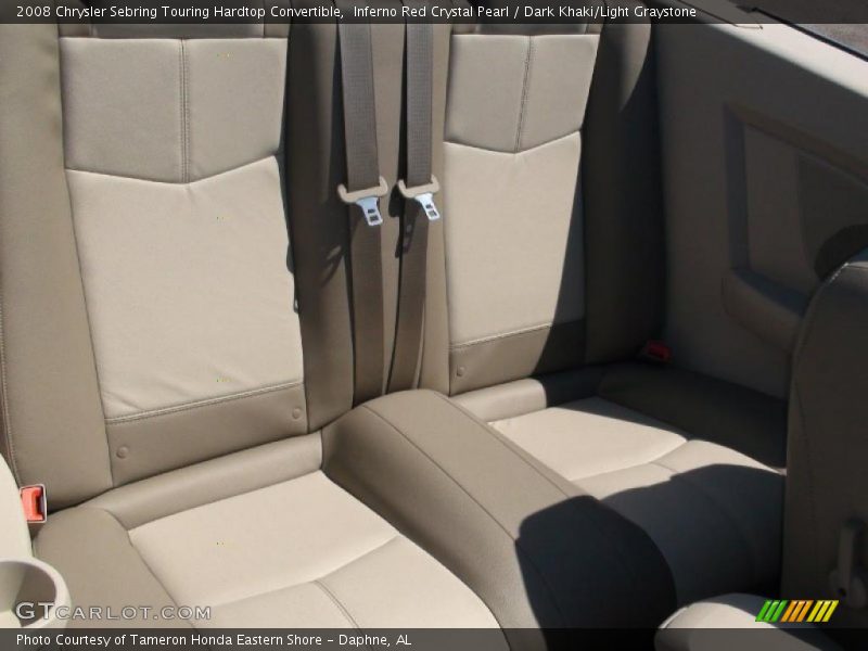 Inferno Red Crystal Pearl / Dark Khaki/Light Graystone 2008 Chrysler Sebring Touring Hardtop Convertible