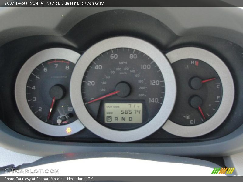 Nautical Blue Metallic / Ash Gray 2007 Toyota RAV4 I4