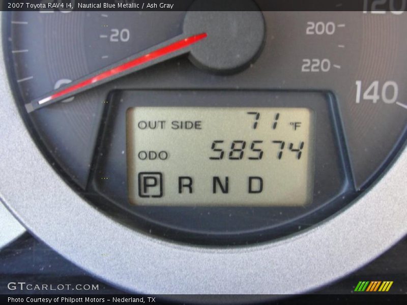 Nautical Blue Metallic / Ash Gray 2007 Toyota RAV4 I4