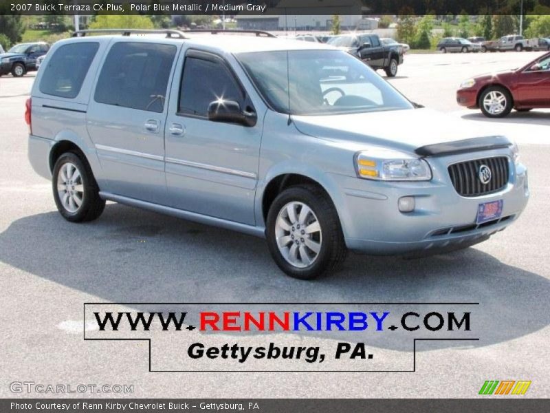 Polar Blue Metallic / Medium Gray 2007 Buick Terraza CX Plus