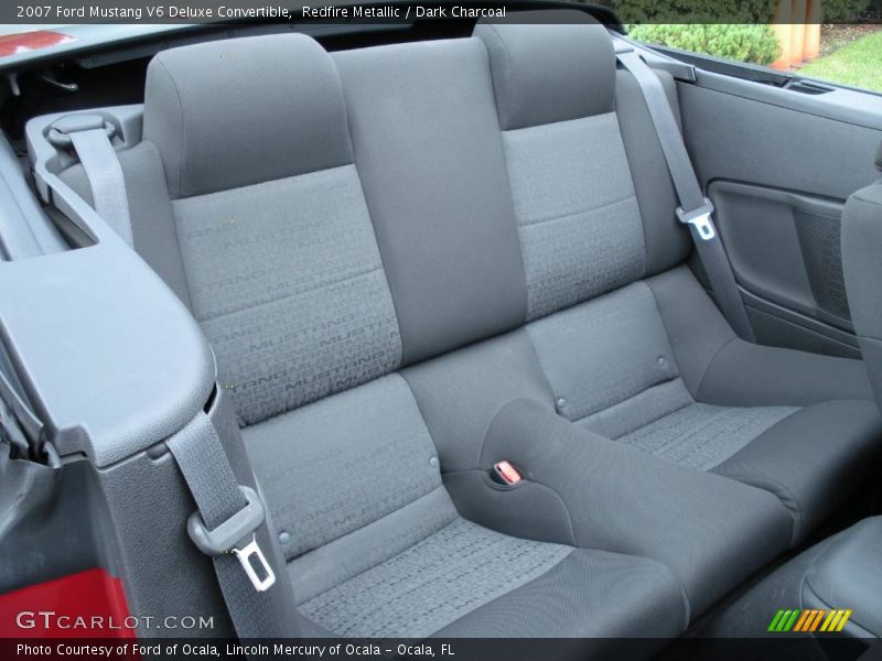 Redfire Metallic / Dark Charcoal 2007 Ford Mustang V6 Deluxe Convertible