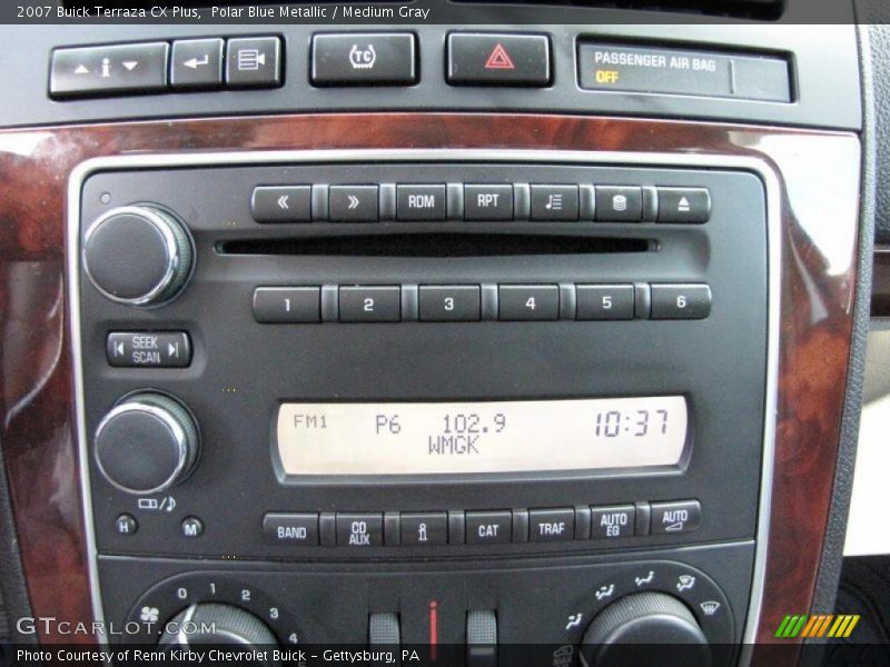 Polar Blue Metallic / Medium Gray 2007 Buick Terraza CX Plus