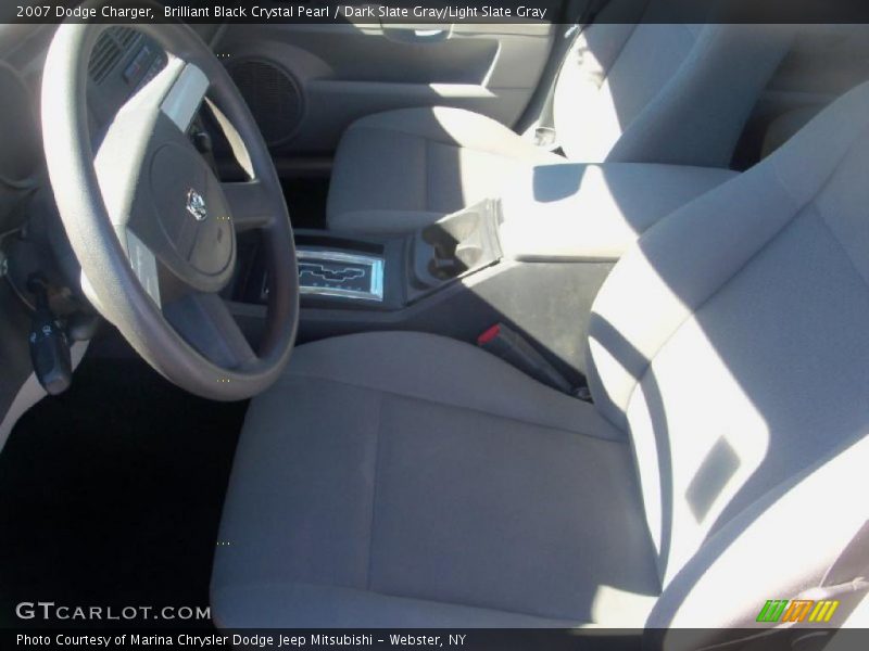 Brilliant Black Crystal Pearl / Dark Slate Gray/Light Slate Gray 2007 Dodge Charger