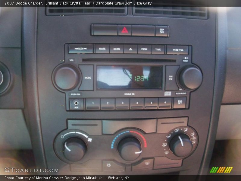 Brilliant Black Crystal Pearl / Dark Slate Gray/Light Slate Gray 2007 Dodge Charger