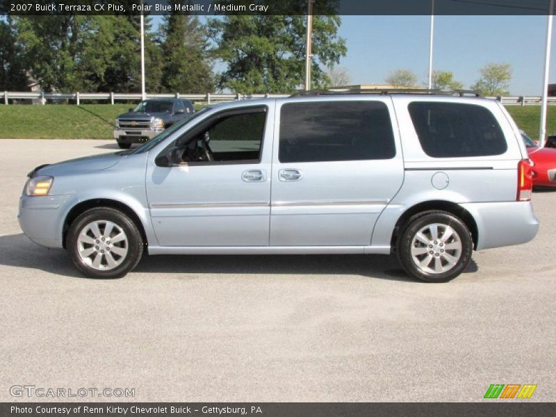 Polar Blue Metallic / Medium Gray 2007 Buick Terraza CX Plus