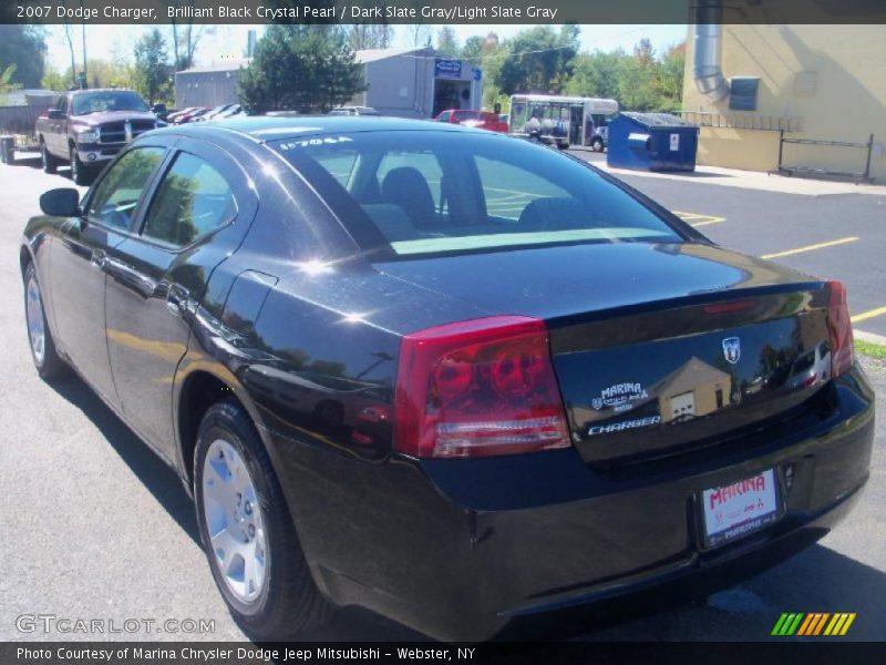 Brilliant Black Crystal Pearl / Dark Slate Gray/Light Slate Gray 2007 Dodge Charger