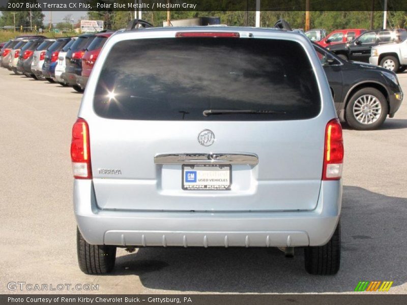 Polar Blue Metallic / Medium Gray 2007 Buick Terraza CX Plus