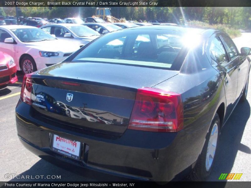 Brilliant Black Crystal Pearl / Dark Slate Gray/Light Slate Gray 2007 Dodge Charger