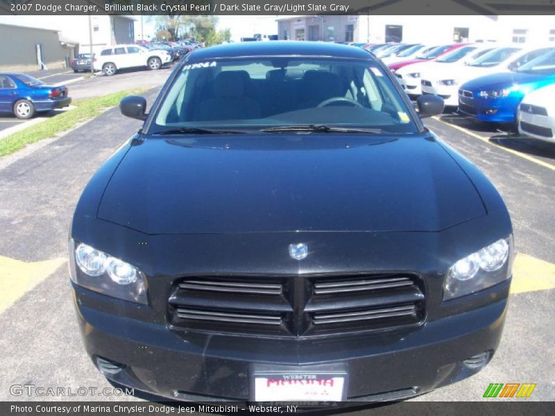 Brilliant Black Crystal Pearl / Dark Slate Gray/Light Slate Gray 2007 Dodge Charger
