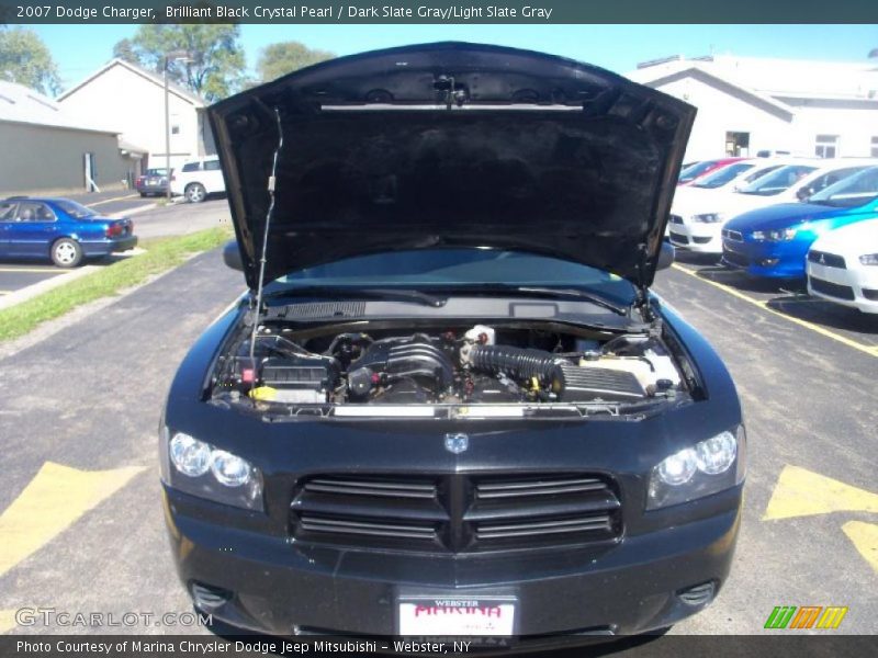 Brilliant Black Crystal Pearl / Dark Slate Gray/Light Slate Gray 2007 Dodge Charger