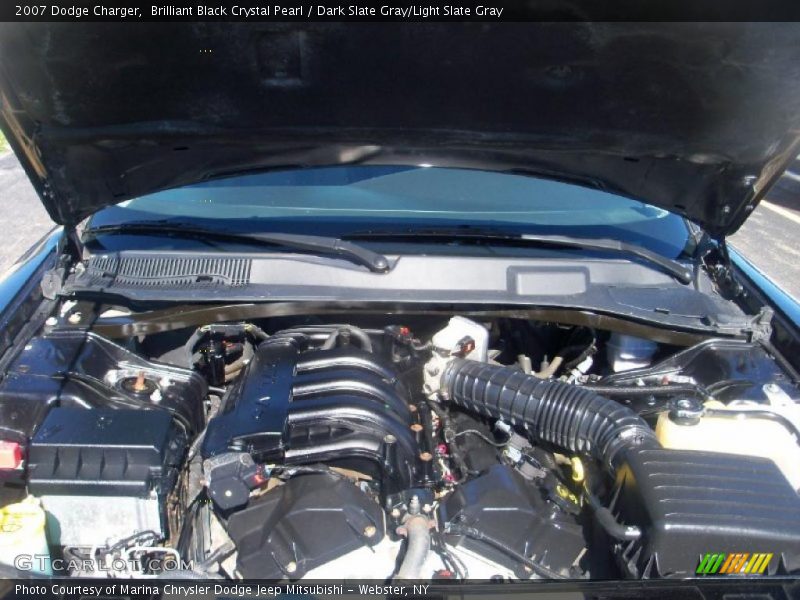 Brilliant Black Crystal Pearl / Dark Slate Gray/Light Slate Gray 2007 Dodge Charger