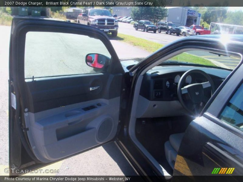Brilliant Black Crystal Pearl / Dark Slate Gray/Light Slate Gray 2007 Dodge Charger