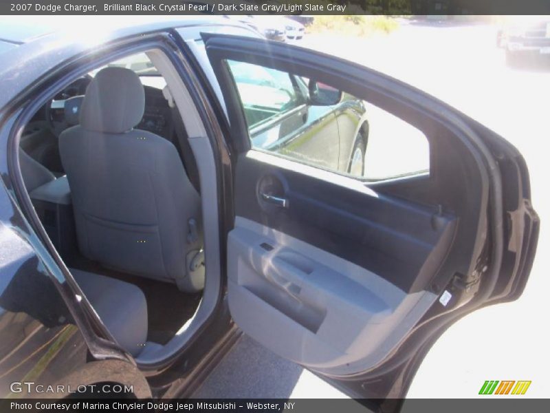 Brilliant Black Crystal Pearl / Dark Slate Gray/Light Slate Gray 2007 Dodge Charger