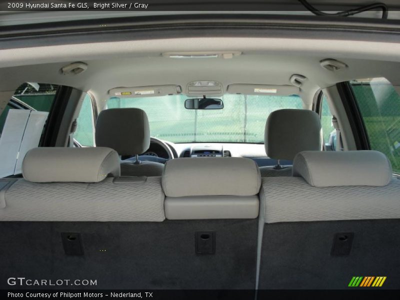 Bright Silver / Gray 2009 Hyundai Santa Fe GLS
