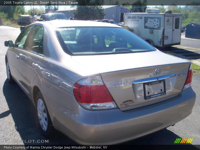 Desert Sand Mica / Taupe 2005 Toyota Camry LE