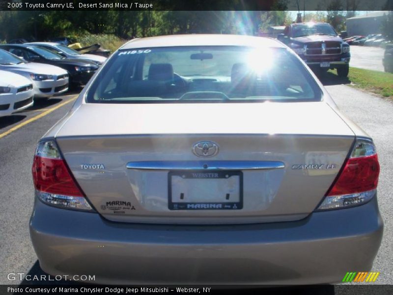 Desert Sand Mica / Taupe 2005 Toyota Camry LE