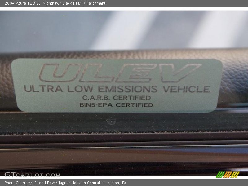 Nighthawk Black Pearl / Parchment 2004 Acura TL 3.2