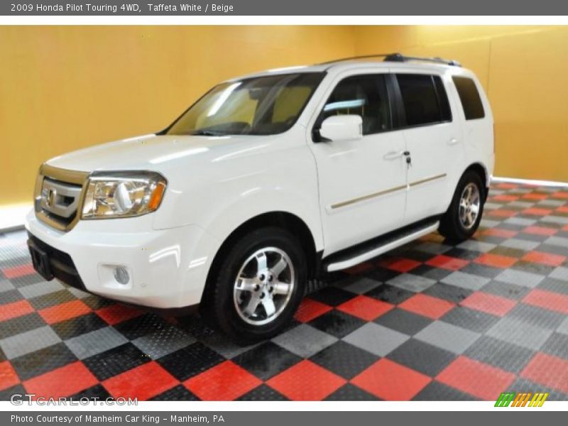Taffeta White / Beige 2009 Honda Pilot Touring 4WD