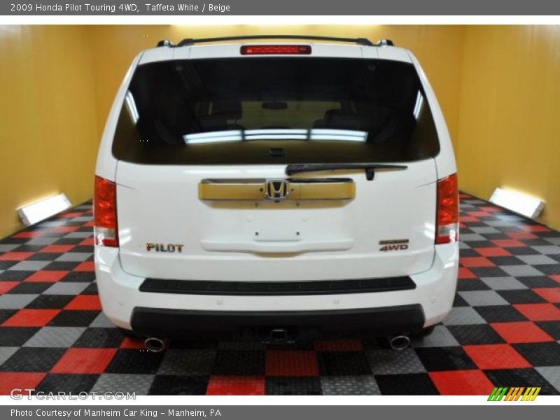 Taffeta White / Beige 2009 Honda Pilot Touring 4WD