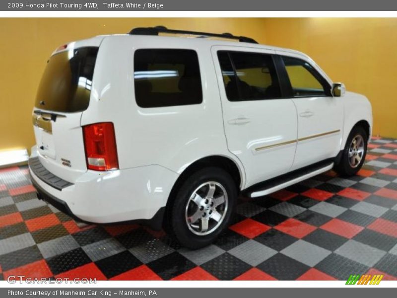 Taffeta White / Beige 2009 Honda Pilot Touring 4WD