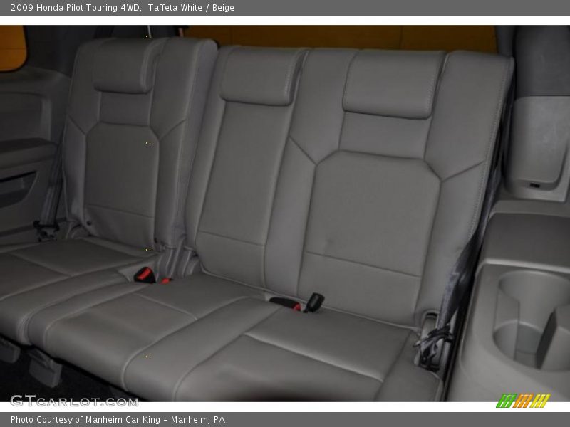 Taffeta White / Beige 2009 Honda Pilot Touring 4WD