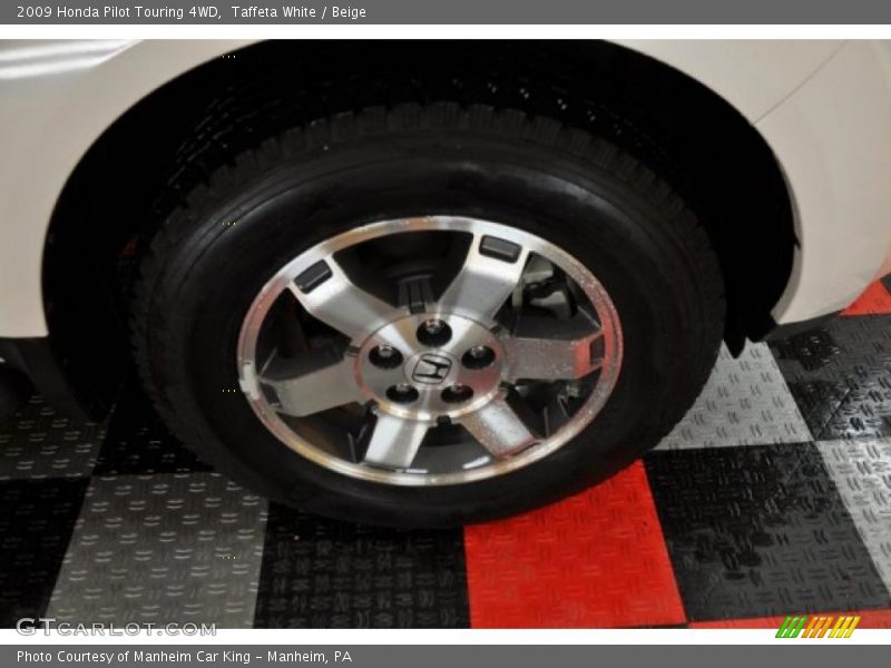 Taffeta White / Beige 2009 Honda Pilot Touring 4WD