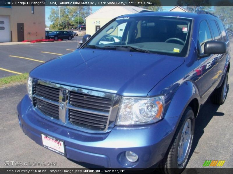 Atlantic Blue Metallic / Dark Slate Gray/Light Slate Gray 2007 Dodge Durango SLT 4x4
