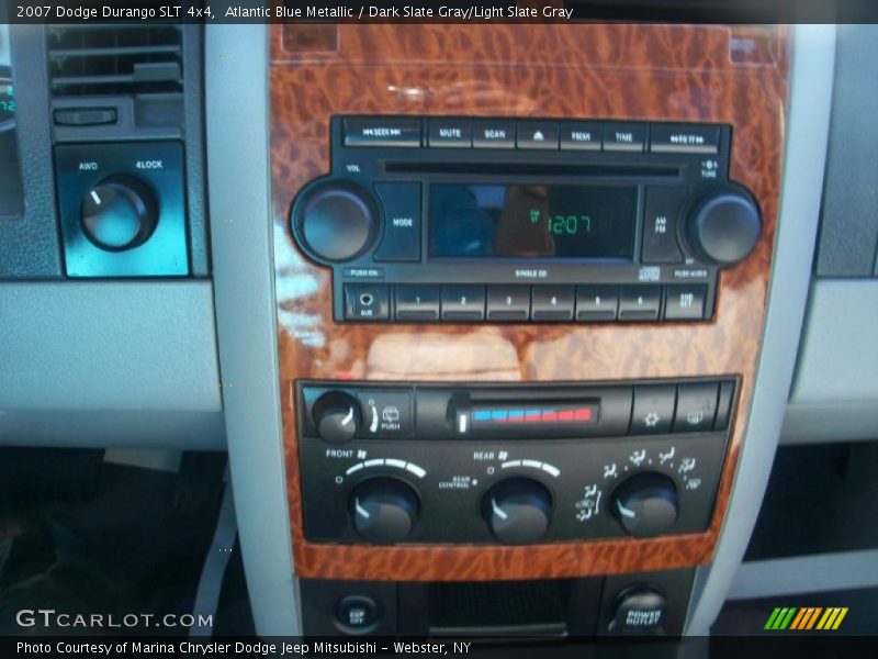 Atlantic Blue Metallic / Dark Slate Gray/Light Slate Gray 2007 Dodge Durango SLT 4x4