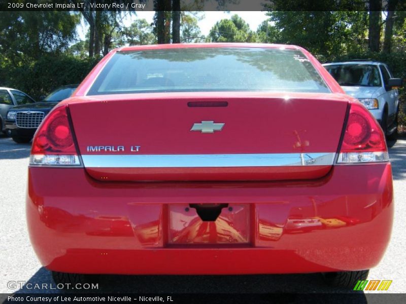 Victory Red / Gray 2009 Chevrolet Impala LT