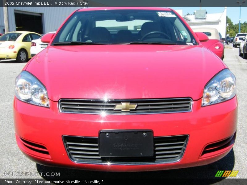 Victory Red / Gray 2009 Chevrolet Impala LT