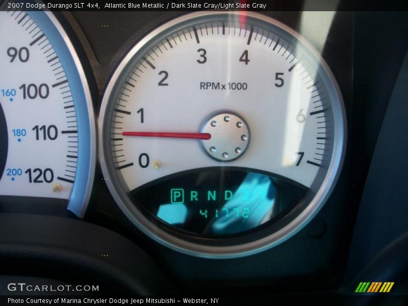 Atlantic Blue Metallic / Dark Slate Gray/Light Slate Gray 2007 Dodge Durango SLT 4x4