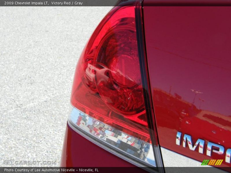 Victory Red / Gray 2009 Chevrolet Impala LT