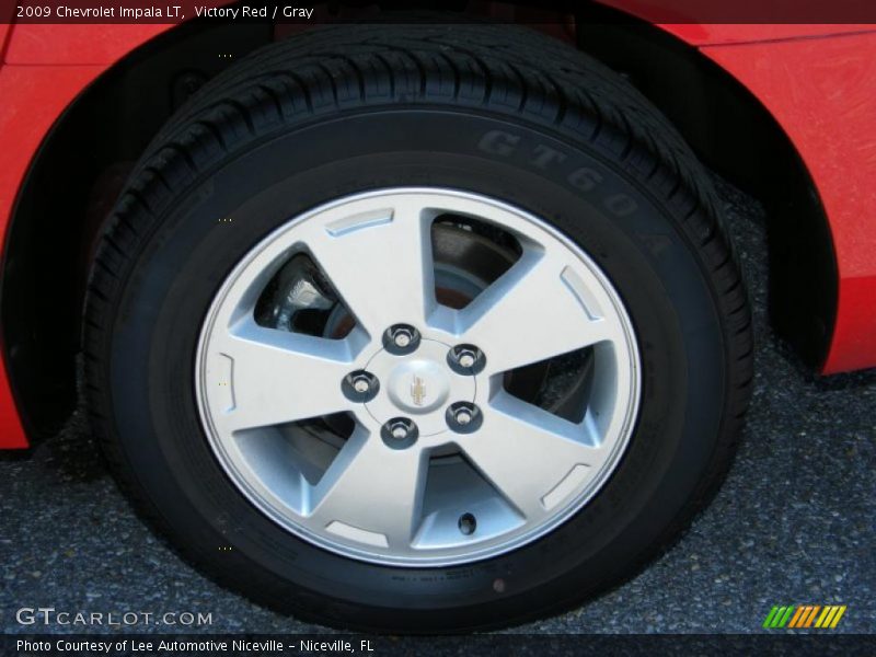 Victory Red / Gray 2009 Chevrolet Impala LT