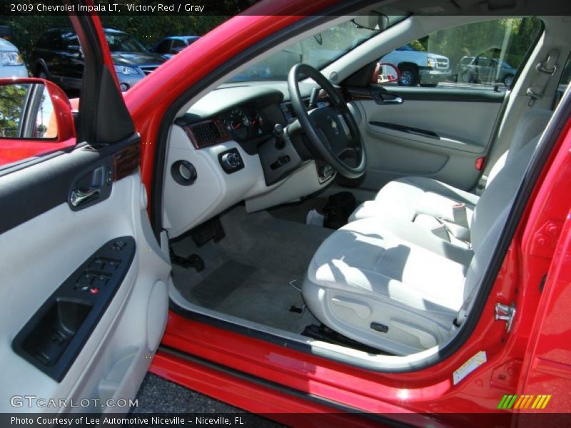 Victory Red / Gray 2009 Chevrolet Impala LT