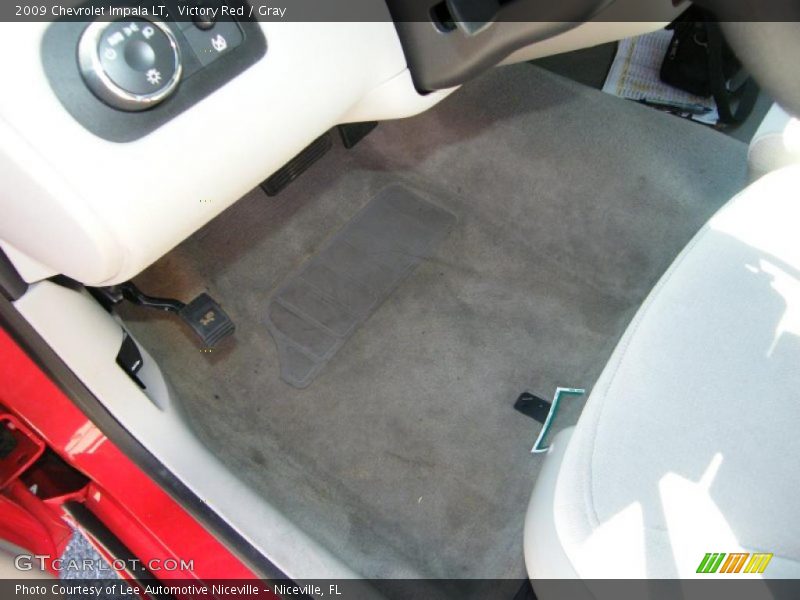 Victory Red / Gray 2009 Chevrolet Impala LT