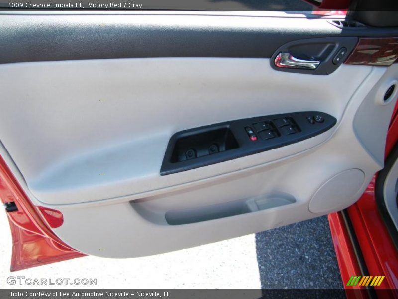 Victory Red / Gray 2009 Chevrolet Impala LT