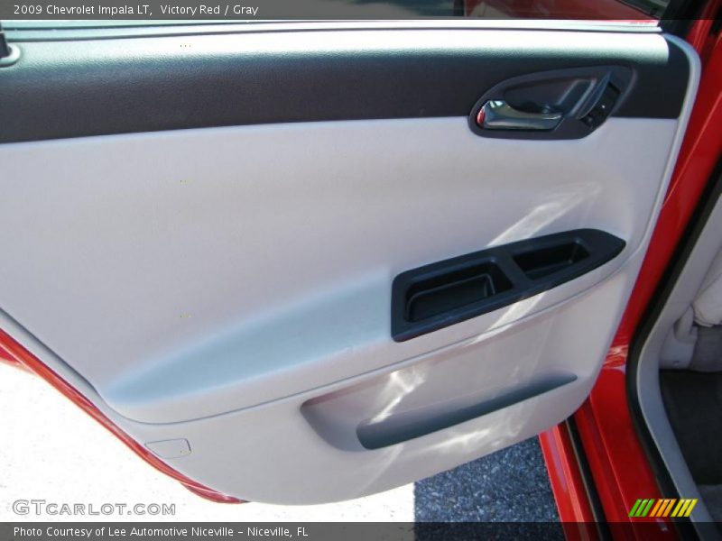 Victory Red / Gray 2009 Chevrolet Impala LT