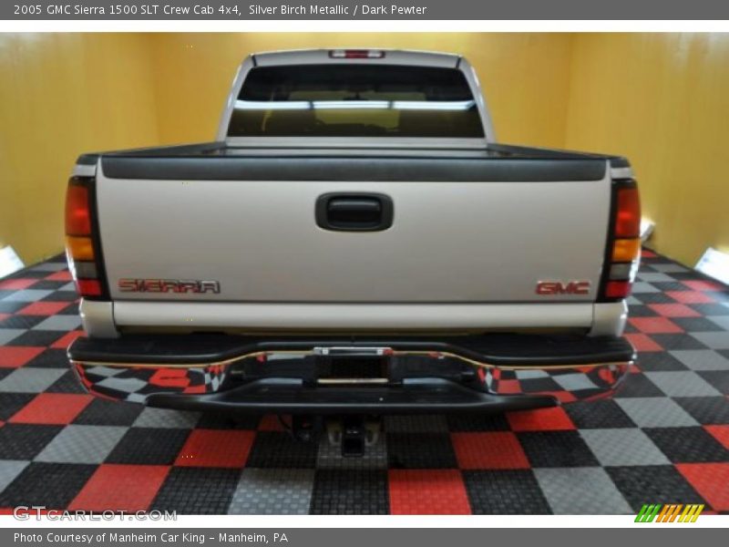 Silver Birch Metallic / Dark Pewter 2005 GMC Sierra 1500 SLT Crew Cab 4x4