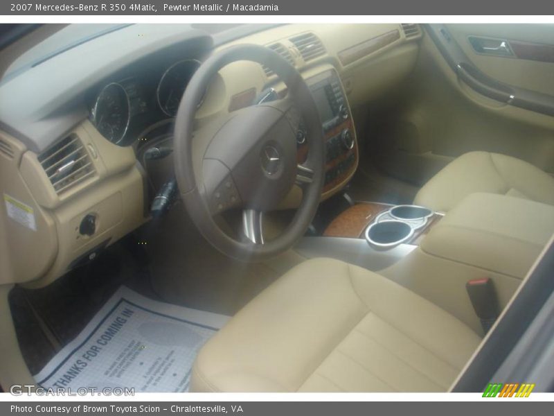 Pewter Metallic / Macadamia 2007 Mercedes-Benz R 350 4Matic