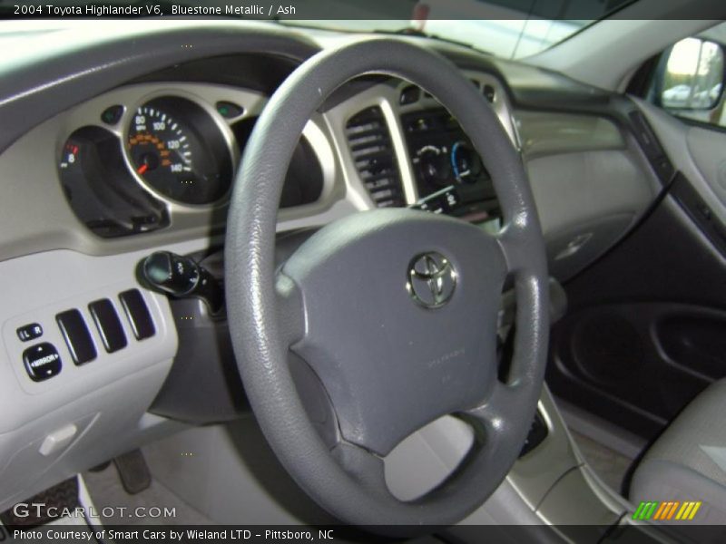 Bluestone Metallic / Ash 2004 Toyota Highlander V6